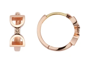 Didier Dubot Miss Doux Earrings JDRERTF434S 14K Rose Gold K-Jewelry - Picture 1 of 7