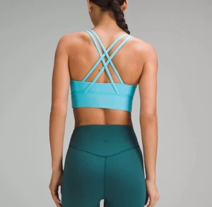 Lululemon Energy Longline Yoga Sports Bra - Medium Support - Picture 1 of 14