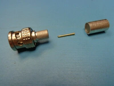 (1) ADC BNC-8281D RF CONNECTOR COAX BNC PLUG 75 OHM 8281 BELDEN - Image 1 of 2