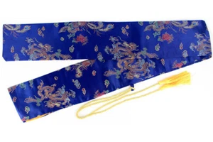 Silk Samurai Sword Bag Cover Katana Tanto Case Sock Phoenix Embroidery 70~135 cm - Picture 1 of 3