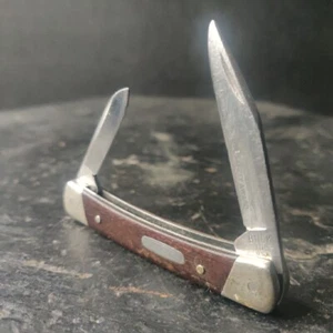 Buck Model 709 2 Blade Yearling Pocket Knife Vintage - Picture 1 of 6