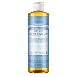 Dr Bronner's All-One Magic Soap - Baby Unscented- 475ml - Picture 1 of 2