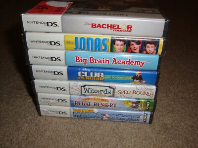 New Sealed Nintendo DS Lot Paws & Claws Big Brain Academy Disney Wizards Waverly - Image 1 of 4