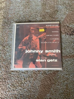 45 Picture Sleeve + Disc JOHNNY SMITH QUINTET Roost EP310 Jukebox EP Foto 1 de 2