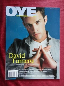 DAVID FUMERO COVER "OYE MAGAZINE" 2001 VINTAGE RARE MEMORABILIA - Foto 1 di 3
