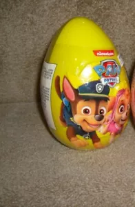 New lot of 2 Paw Patrol Surprise Jumbo Egg w Candy Chase Skye Marshall 3.75 oz - Picture 1 of 1