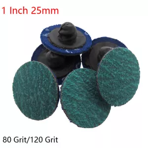 1 Inch 25mm 3M577F Type R Roll Lock Quick Change Discs Die Grinder Sanding Pads - Picture 1 of 6