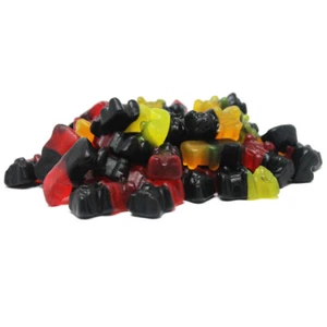 Bonbons Gélifiés Et Réglisse Sucrée Ours Colorés 3 Fois Triés 1000G - Imagen 1 de 1