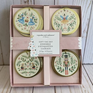 Nutcracker Ballet Gift Tags Cupcakes And Cashmere Home Christmas New Holiday Set - Picture 1 of 8