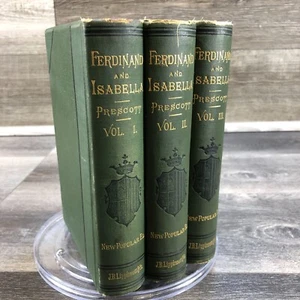 3 Bände Set Geschichte der Herrschaft Ferdinand und Isabella Hardcover Bücher - Bild 1 von 17