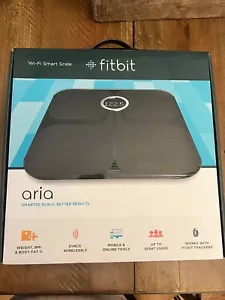 FITBIT ARIA FB201B FITNESS DIGITAL WIFI SMART SCALE - Picture 1 of 12