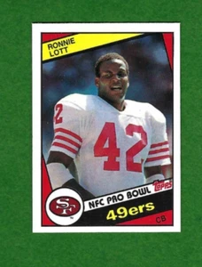1984 Topps Ronnie Lott San Francisco 49ers #357 Clean Card - Picture 1 of 2