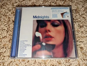 Taylor Swift SIGNED Midnights Moonstone Blue Eras CD Autographed Photo SEALED - Imagen 1 de 4