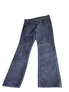 Banana Republic Slim Fit Corduroy Pants Men Sz 34X32 Preppy Navy Office Workwear - Picture 1 of 9