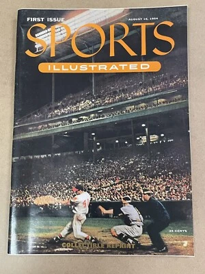 SPORTS ILLUSTRATED FIRST ISSUE AUGUST 16, 1954 - COLLECTIBLE REPRINT 2001 - Image 1 of 4