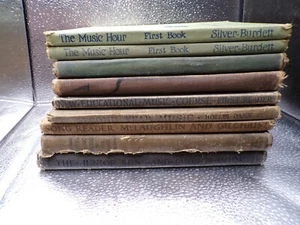 Lot of 9 Antique Primary Music Books Hardback Songs Lesson Education Illustrated - Imagen 1 de 24