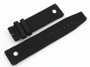Black Cordura Fabric 20Mm Waterproof New Sport Watch Band - Picture 1 of 4