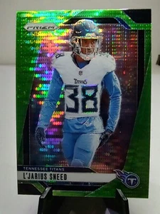 2024 Prizm Football L’jarius Sneed Neon Green Pulsar Prizm No.283 - Bild 1 von 2