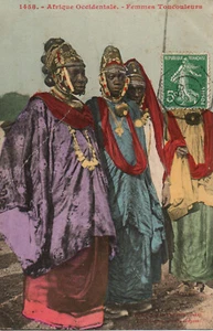 Sénégal en 1909...Historiquement Afrique Occidentale... " Femmes Toucouleurs" - Photo 1/2
