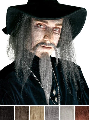 Bartset Hexer - 6 Farben - Professioneller Hexerbart aus Kunsthaar mit - Bild 1 von 4