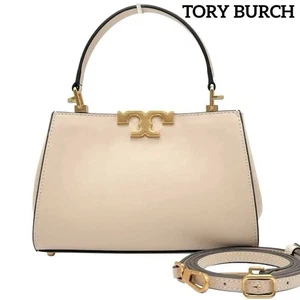 TORY BURCH Mini Eleanor Satchel 2way Bag Beige Unused, Equivalent Item - Picture 1 of 18