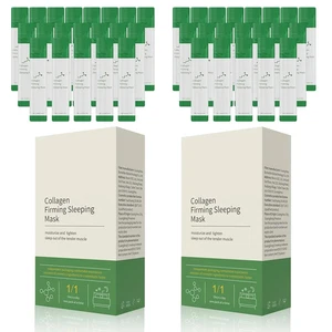 2 BX-Korean Collagen Firming Sleeping Mask 40 PK Wash-Free Firming SEALED NIB - Picture 1 of 5