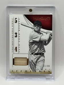 2014 Panini Immaculate Collection Accolades Jimmie Foxx #8 01/99 Game Used Bat - Bild 1 von 2
