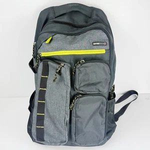 Mochila grande Swiss Tech gris amarillo multibolsillos 20x11x6 - Imagen 1 de 24