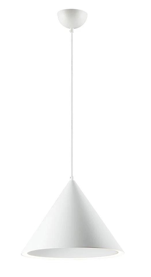 Matte White LED Pendant from the Abyss Collection - Image 1 of 1
