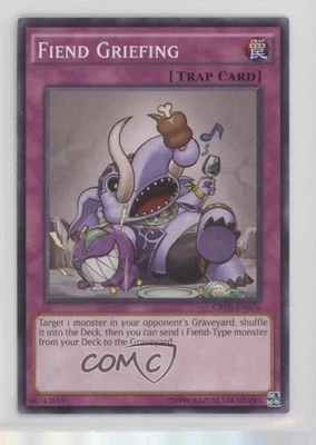Fiend Griefing Unlimited YuGiOh Crossed Souls Base Set #CROS-EN076 - Image 1 of 2