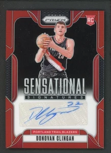 2024-25 DONOVAN CLINGAN 80/99 AUTO PANINI PRIZM RED RC SENSATIONAL SIGNATURES - Picture 1 of 2
