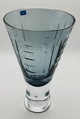 Manhattan Caithness Large Glass Vase 1.850kg - Image 1 of 4
