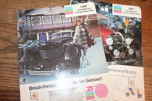 1980 & 1981 Martin Senour Paints Automotive Color Chips and Specs, 2 booklets - Picture 1 of 2
