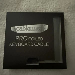 Pro Coiled Keyboard Cable (Midnight Black, USB A to USB Type C, 150cm) - Afbeelding 1 van 2