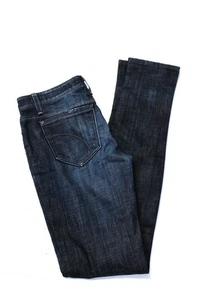 Joes Womens Blue Dark Wash Mid-Rise Skinny Ankle Jeans Size 24 - Picture 1 of 7