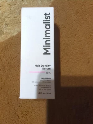 Минималистская сыворотка для плотности волос 18% для безопасного, эффективного роста волос 30 мл - Изображение 1 из 4