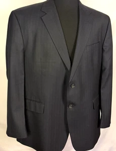 Chaqueta Blazer Izod Hombre Talla 48 R Calidad Premium 100% Lana Rayas - Imagen 1 de 13