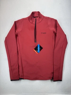 Pullover Columbia Titanium Crystal Leaf Omni-Heat Helix HZ rojo grande nuevo con etiquetas Foto 1 de 4