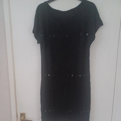 Next Signature  Black Beaded Sequin Dress  size 12 BNWT *PLEASE READ* - Image 1 of 4