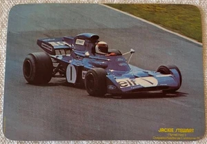 ⭕VTG card pocket calendar 1986 Portugal JACKIE STEWART FORMULA 1 DRIVER - Picture 1 of 2