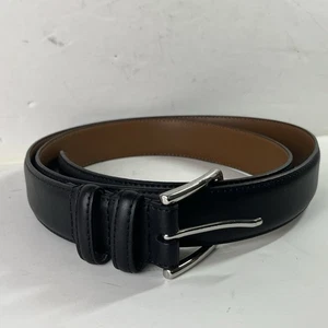 NEU Nordstrom Herren Shop Mercer Leder eleganter Gürtel - schwarz - 46 - Bild 1 von 8