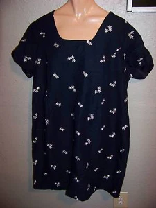 DAMEN MIMI UMSTANDSKLEID LEINEN VISKOSE GRÖSSE LARGE - Bild 1 von 1