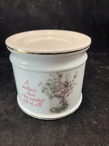 Vintage World Wide Arts Holly Hobbie Ceramic Pedestal Candle Holder Mothers Love - Picture 1 of 11