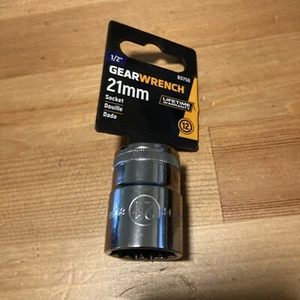 "Llave de engranajes 21 mm enchufe métrico estándar 12 puntos 1/2"" unidad - 80756" - Imagen 1 de 4