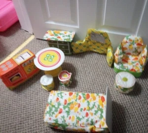 Vintage Barbie Puff n Play Blow Up Retro Inflatable Barbie Furniture Lot + Extra - Picture 1 of 9