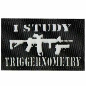 REFLCTIVE IR I STUDY TRIG GERNOMETRY SNIPER MILITRAY TACTICAL HOOK PATCH GLOW - Picture 1 of 5