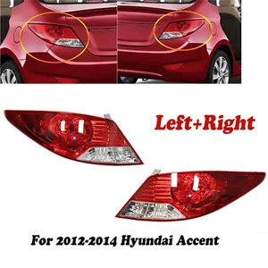 Conjunto de pares de luces traseras halógenas para Hyundai Accent 2012 2013 2014 - Imagen 1 de 13