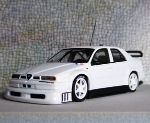 CUSTOM 1/43 Minichamps Alfa Romeo 155 V6 TI DTM Specs 1994 Plain Body White - Imagen 1 de 23