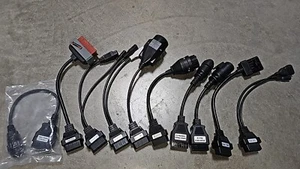 10 pezzi WABCO WÜRTH ADATTATORE CABLE CAVO ADATTATORE OBD OBD2 spina per diagnostica - Foto 1 di 14