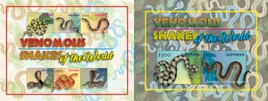 2024 10 - GUYANA - VENOMOUS SNAKES 6V + 2V complet set MNH ** W - Picture 1 of 3